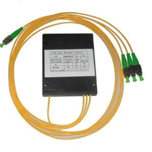 1x2 single mode FBT Fiber optical coupler splitter ABS box FC,APC
