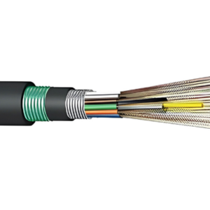 GYFTA53 2~144 Core Stranded Loose Tube Non-metallic Strength Member Armored Fiber Optic Cable