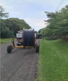 Instalación de fibra óptica